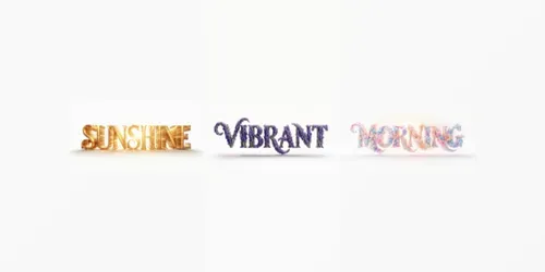 Seasonal Decorative Typography generated by gemini-image