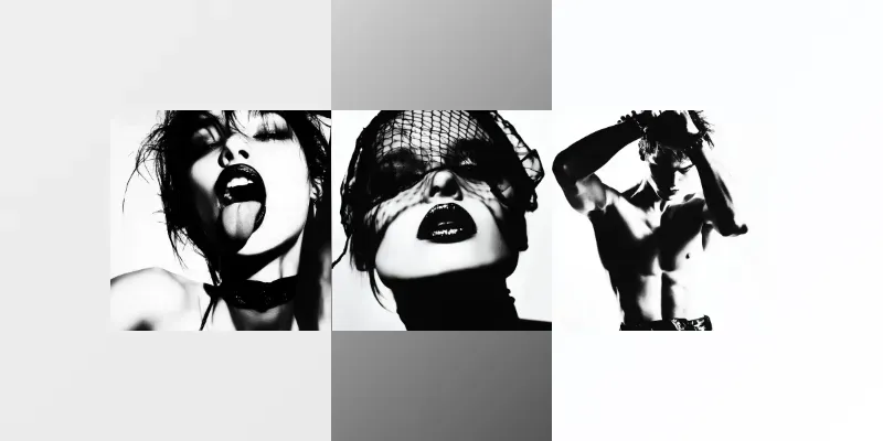 High Contrast Vogue Style Photos generated by undefined
