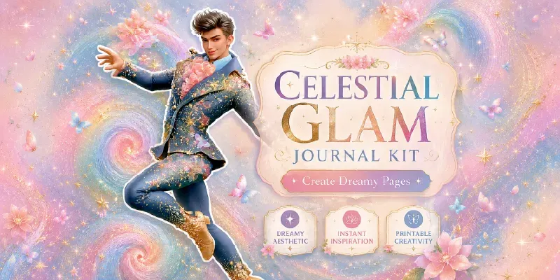 Celestial Glam Junk Journals generated by undefined