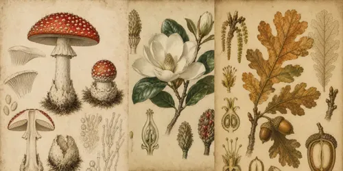 Vintage Botanical Anatomy Illustrations generated by chatgpt-image