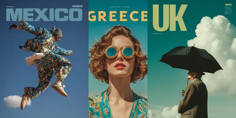 Surreal Fashion Poster Art generated by undefined