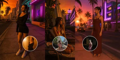 Gta Vice City 80s Neon Retro Synthwave generated by chatgpt-image