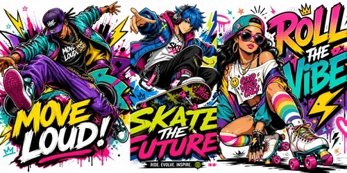 Neon Comic Tee Designs generated by chatgpt-image