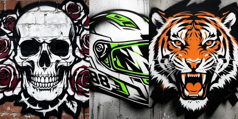 Pro Stencil Street Art Generator generated by undefined