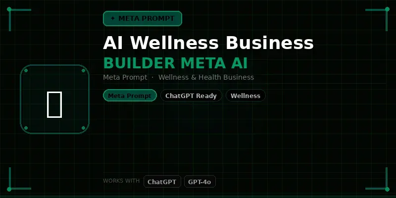 Wellness Business Builder Meta Ai generated by undefined