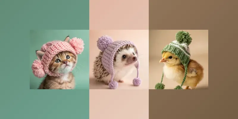 Winter Babies Cuteness generated by undefined