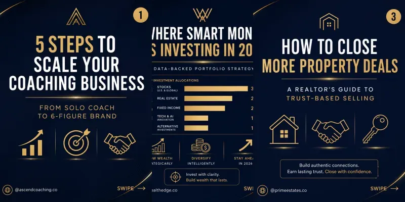 Luxury Business Carousels generated by undefined
