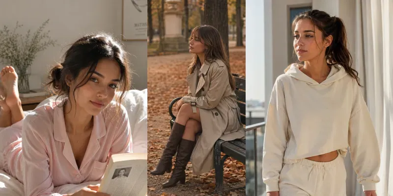 Clean Girl Aesthetic Portraits generated by undefined