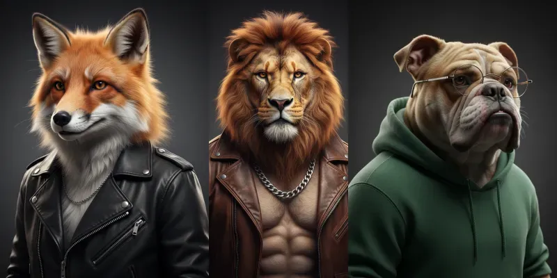 Animal Characters 3D generated by undefined