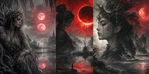 Ethereal Doubleexposure Fantasy Portraits generated by chatgpt-image
