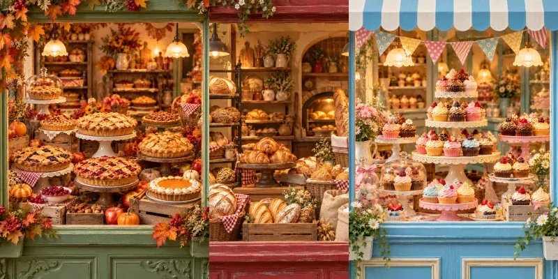 Bakery Window Dioramas
