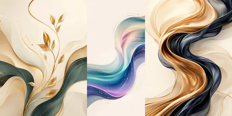 Flowing Abstract Elegance generated by undefined