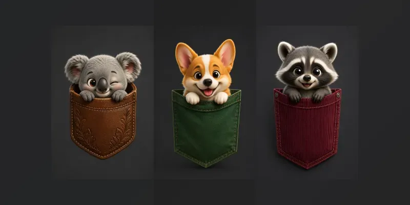 Pocket Pals Cute Character Collections generated by undefined