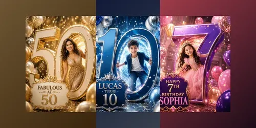 Birthday Number Portals generated by chatgpt-image