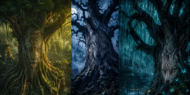 Enchanted Willow Memories generated by undefined