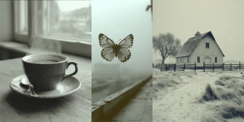 Film Photos Grainy Misty Moods generated by undefined