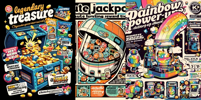 Retro Arcade Game Reward Posters generated by undefined