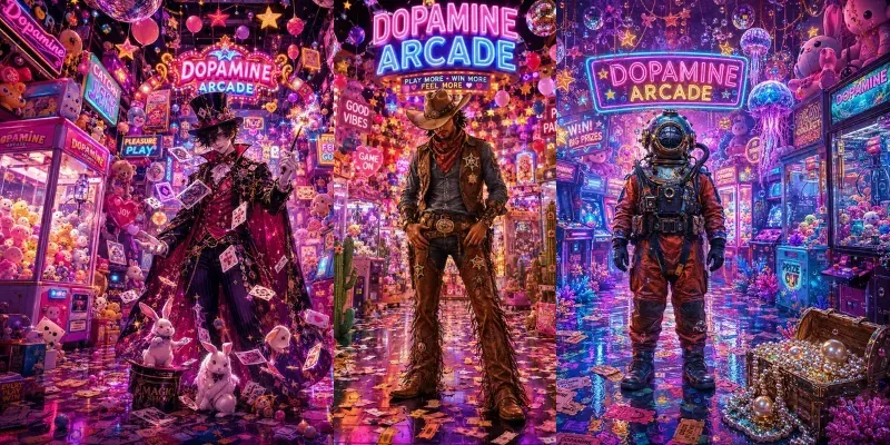 Hypermaximal Dopamine Arcade Sets generated by undefined