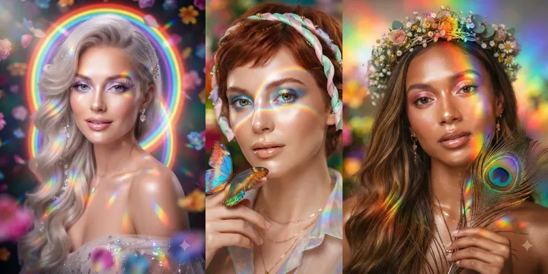 Prismatic Light Beauty Photography