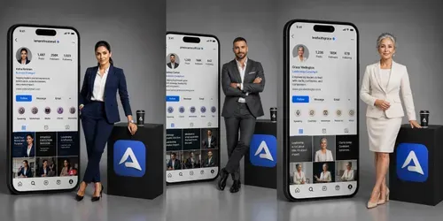 Professional Social Growth Mockups generated by chatgpt-image