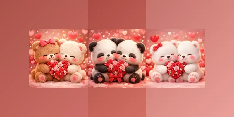 Ultracute Valentine Plush Couples generated by undefined
