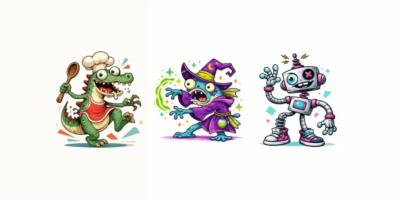 Twisted 2D Cartoons generated by undefined