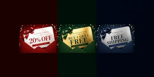 Luxury Gift Coupon Envelope Templates generated by chatgpt-image