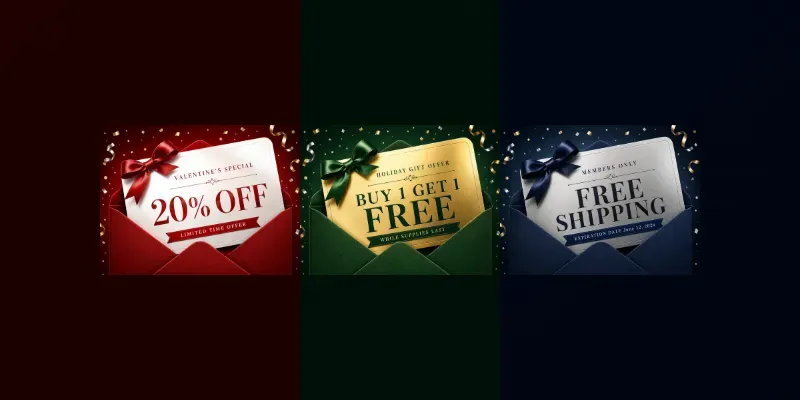 Luxury Gift Coupon Envelope Templates generated by undefined