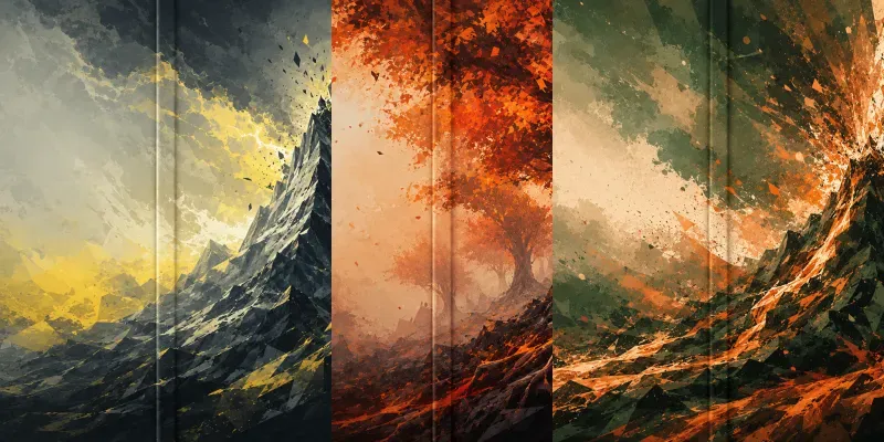 Bold Abstract Ya Covers Nature generated by undefined