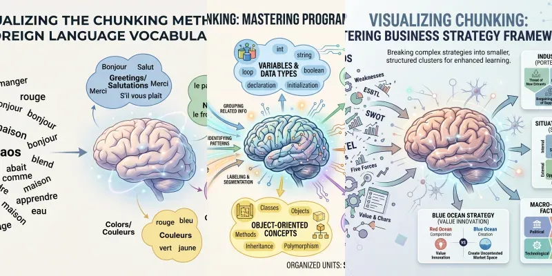 Chunking Learning Method Visualizations generated by undefined