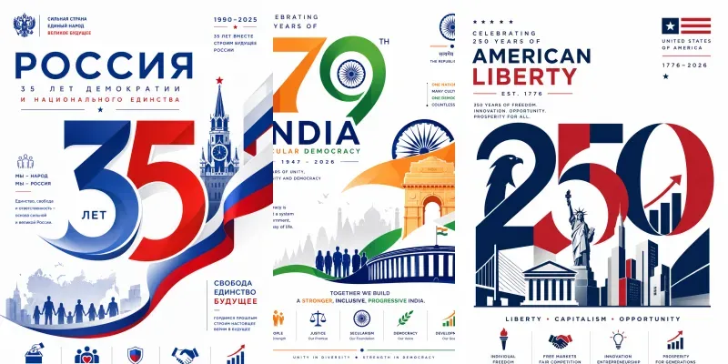 Premium Minimalist National Celebrations generated by undefined