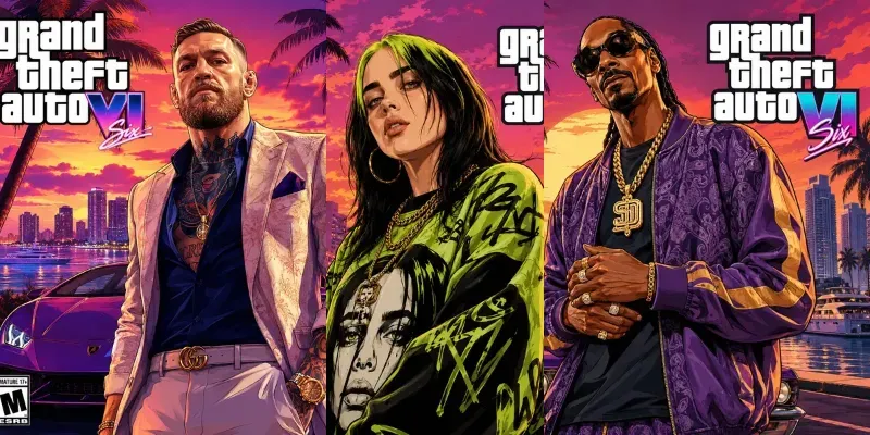 Gta 6 Celebrity Posters Iconic Characters generated by undefined