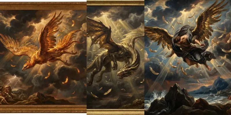 Baroque Oil Celestial Grandeur generated by undefined