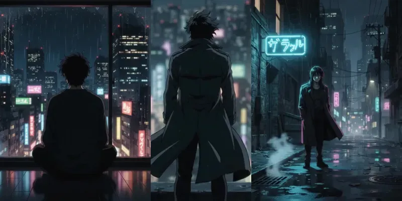Retro 90s Cel Anime Cyberpunk Engines