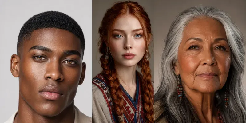 Beautiful Soft Glam Portraits generated by undefined