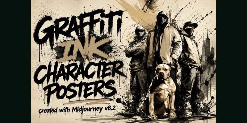 Graffiti Ink Character Posters generated by undefined
