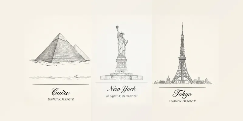 Minimalist Travel Posters