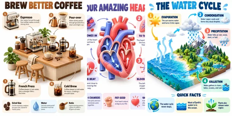 3D Isometric Infographic Posters