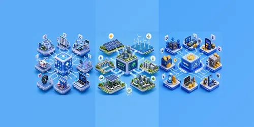 3D Isometric Network Diagrams generated by chatgpt-image