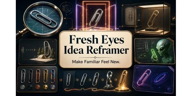 Fresh Eyes Idea Reframer generated by undefined