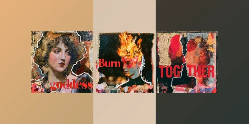 Poetcore Vision Collage Art generated by undefined