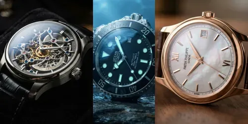 Hyperrealistic Luxury Watch Showcases generated by gemini-image