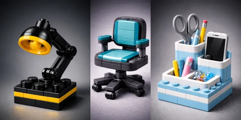 Lego Study Room Accessories Packs generated by undefined