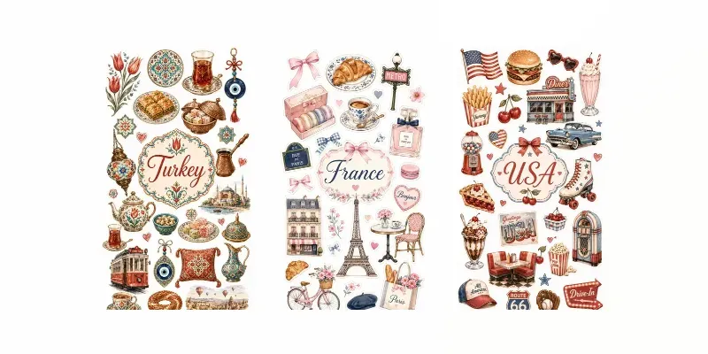 Coquette Collections Of Icons Stickers generated by undefined
