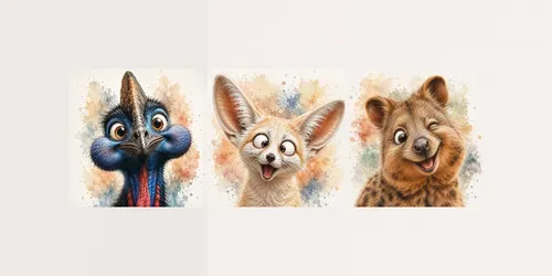 Goofy Animal Portrait Collections generated by chatgpt-image
