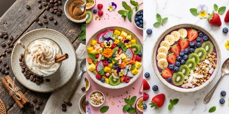 Food Flat Lay Photography Custom Style generated by undefined