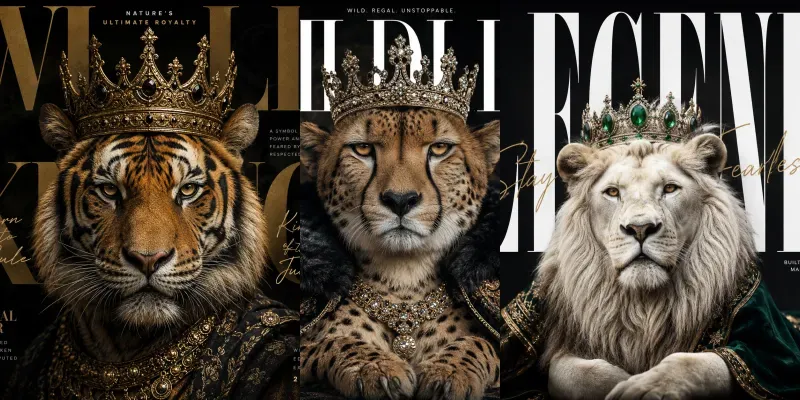 Royal Wildlife Posters generated by undefined
