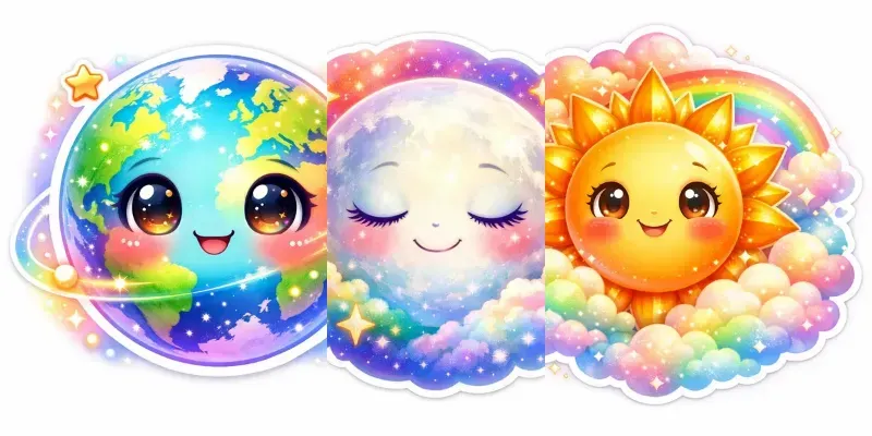 Rainbow Cosmic Bodies generated by undefined