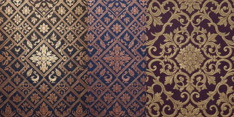 Thai Royal Brocade Patterns generated by undefined