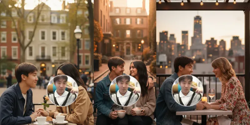 Romantic Valentine Photos With Celebrities generated by undefined